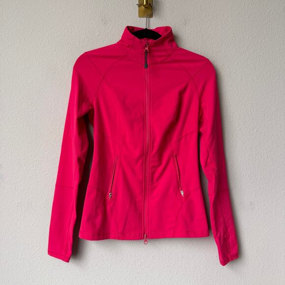 Zella Jackets & Blazers - Zella Bright Red Full Zip Performance Jacket Size XS